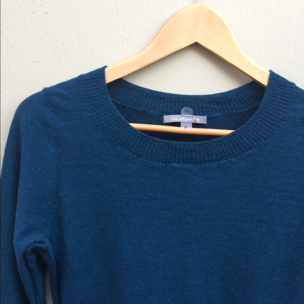 Smartwool Woman’s Teal Blue Long Sleeve Shirt Top